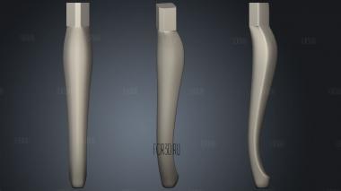 Ножка Резная 3d stl модель для ЧПУ