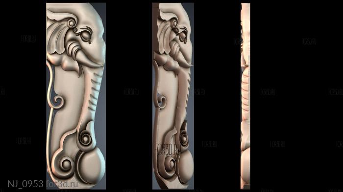 NJ_0953 3d stl модель для ЧПУ