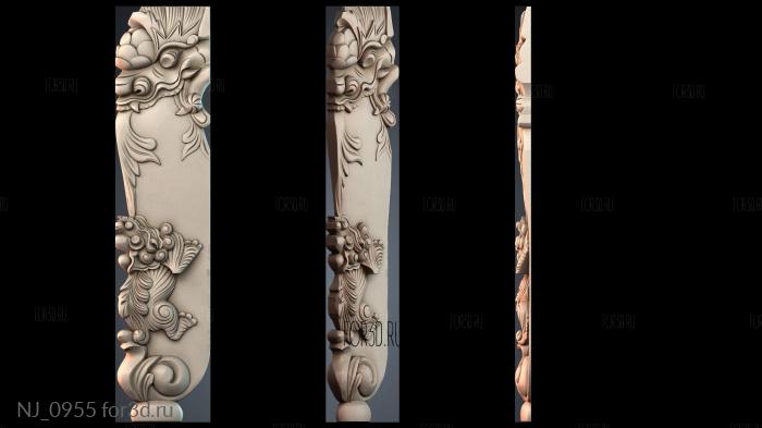 NJ_0955 3d stl модель для ЧПУ