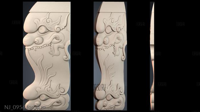 NJ_0956 3d stl модель для ЧПУ