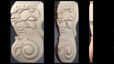 NJ_0958 3d stl модель для ЧПУ