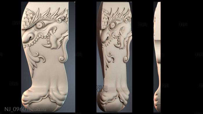 NJ_0960 3d stl модель для ЧПУ