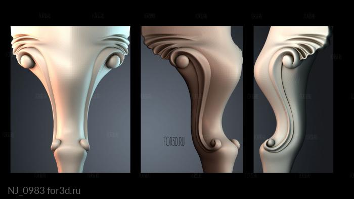 NJ_0983 3d stl модель для ЧПУ
