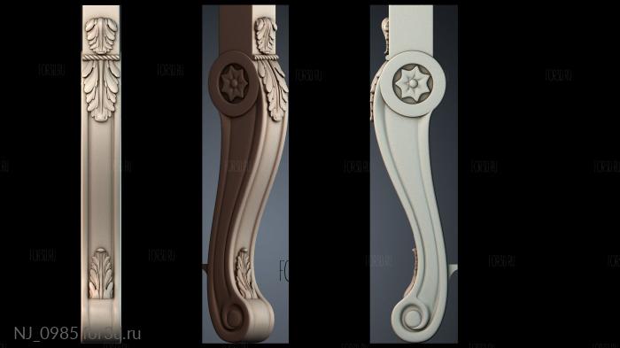 NJ_0985 3d stl модель для ЧПУ