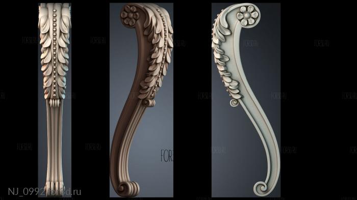 NJ_0992 3d stl for CNC