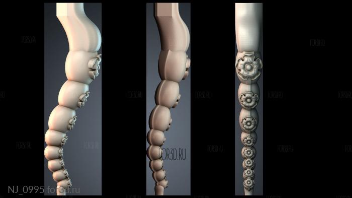 NJ_0995 3d stl for CNC