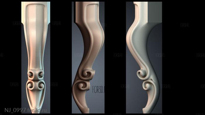 NJ_0997 3d stl for CNC