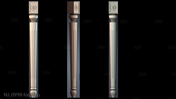 NJ_0998 3d stl for CNC