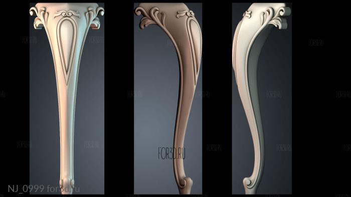 NJ_0999 3d stl for CNC