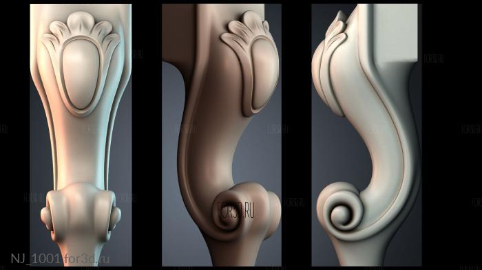 NJ_1001 3d stl for CNC