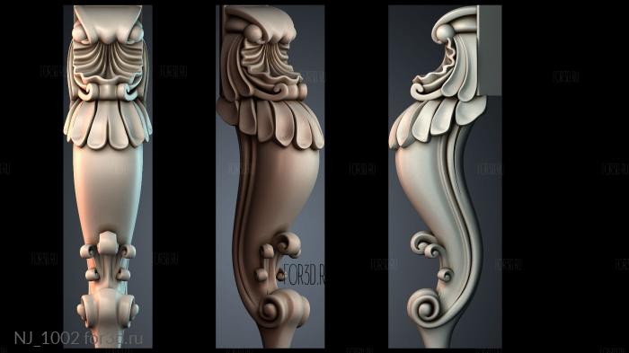 NJ_1002 3d stl for CNC