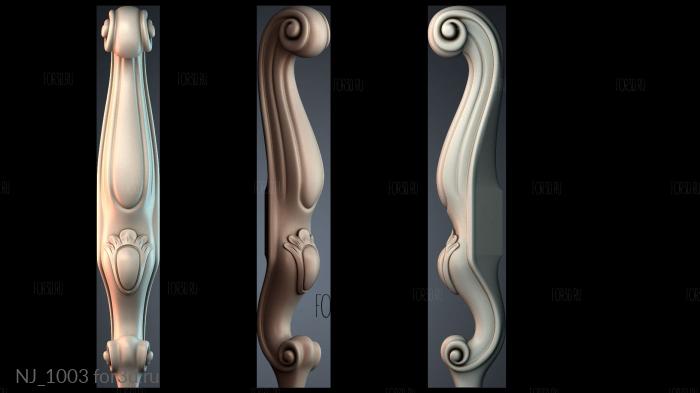 NJ_1003 3d stl for CNC