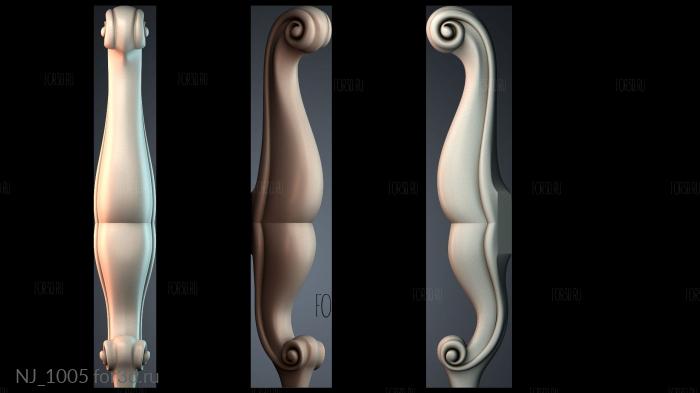 NJ_1005 3d stl for CNC