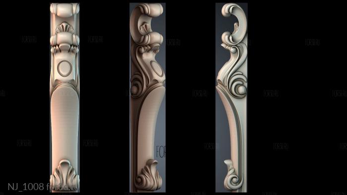 NJ_1008 3d stl for CNC