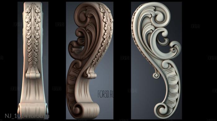 NJ_1014 3d stl for CNC