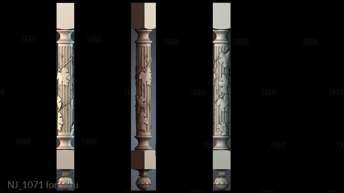 NJ_1071 3d stl for CNC