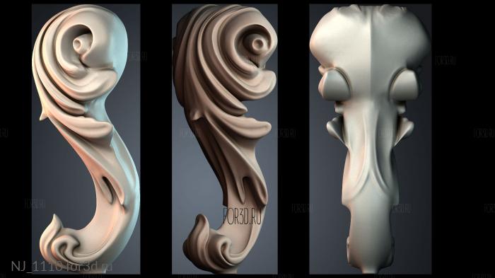 NJ_1110 3d stl модель для ЧПУ