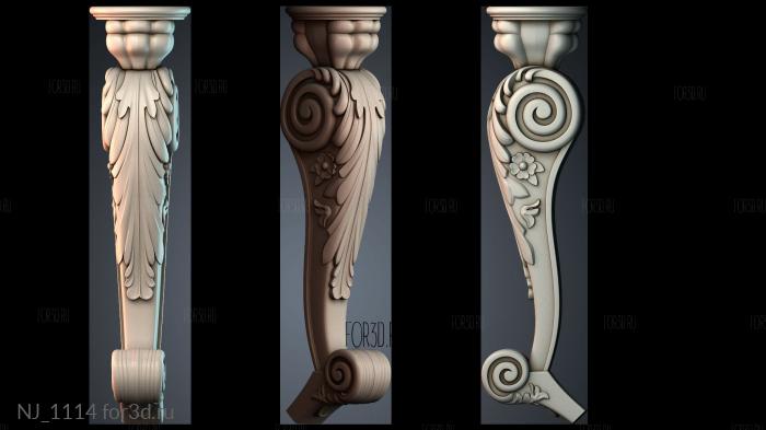 NJ_1114 3d stl модель для ЧПУ