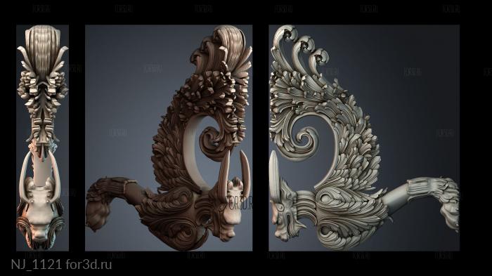 NJ_1121 3d stl модель для ЧПУ