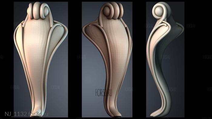 NJ_1132 3d stl for CNC