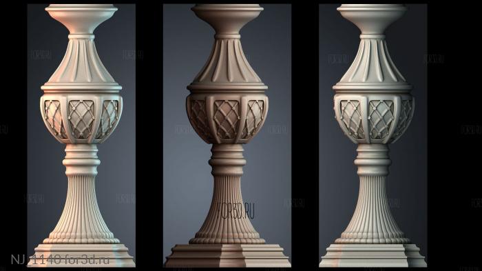NJ_1140 3d stl for CNC