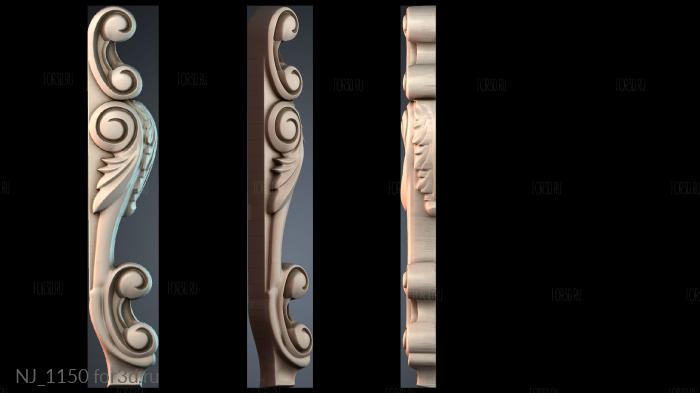 NJ_1150 3d stl модель для ЧПУ