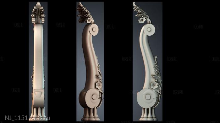 NJ_1151 3d stl модель для ЧПУ
