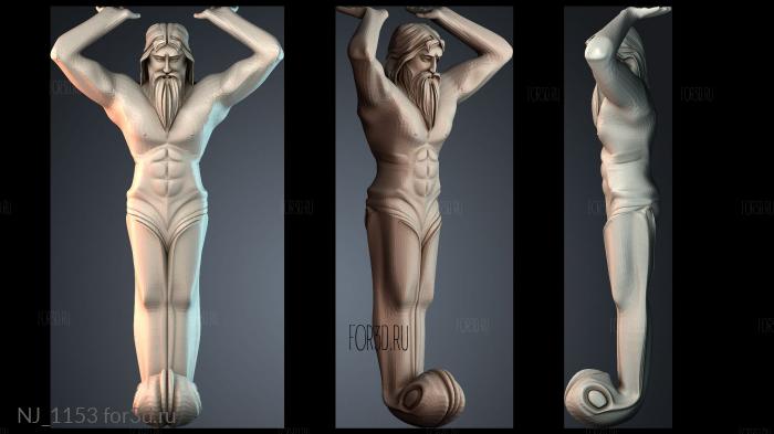NJ_1153 3d stl модель для ЧПУ
