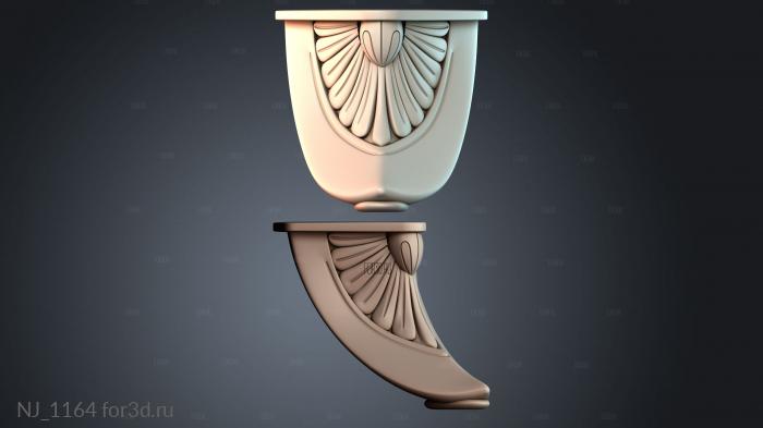 NJ_1164 3d stl модель для ЧПУ