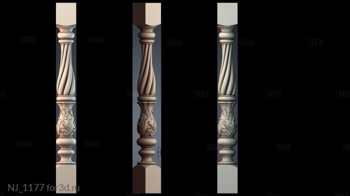 NJ_1177 3d stl модель для ЧПУ