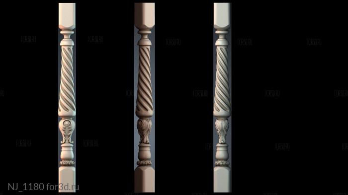 NJ_1180 3d stl модель для ЧПУ