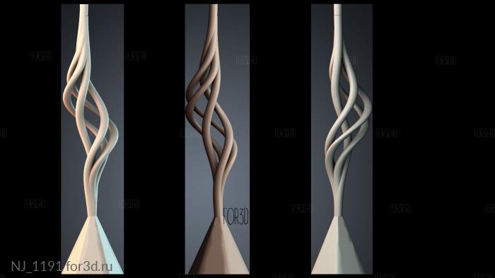 NJ_1191 3d stl for CNC