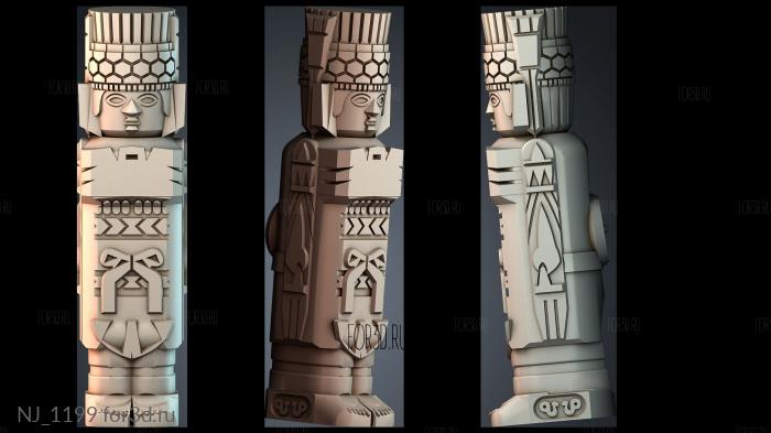 NJ_1199 3d stl модель для ЧПУ