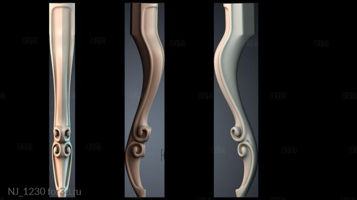 NJ_1230 3d stl for CNC