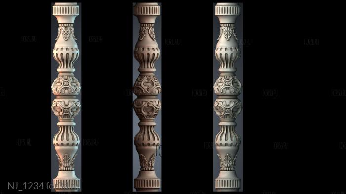 NJ_1234 3d stl модель для ЧПУ