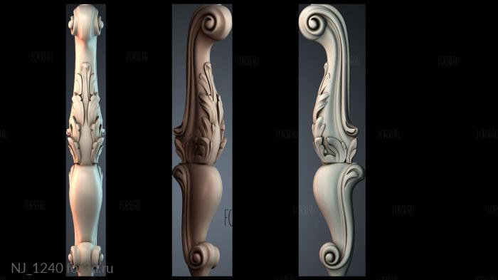 NJ_1240 3d stl модель для ЧПУ