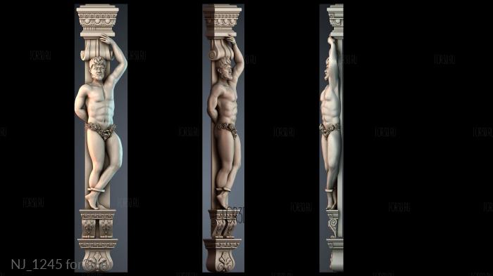 NJ_1245 3d stl модель для ЧПУ