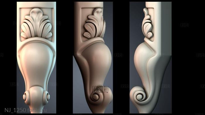 NJ_1250 3d stl модель для ЧПУ