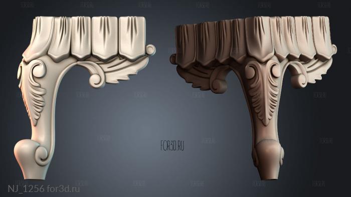 NJ_1256 3d stl for CNC