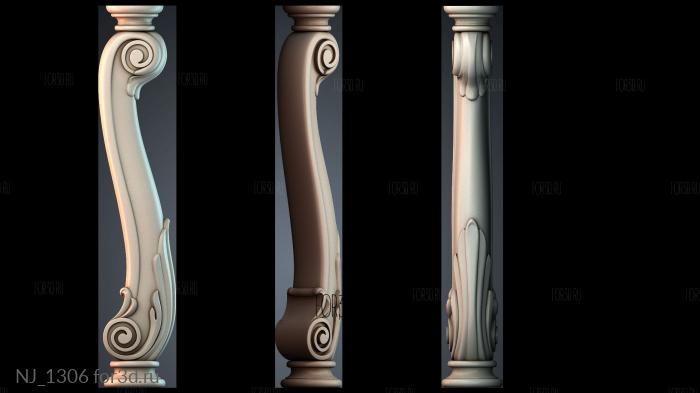 NJ_1306 3d stl модель для ЧПУ