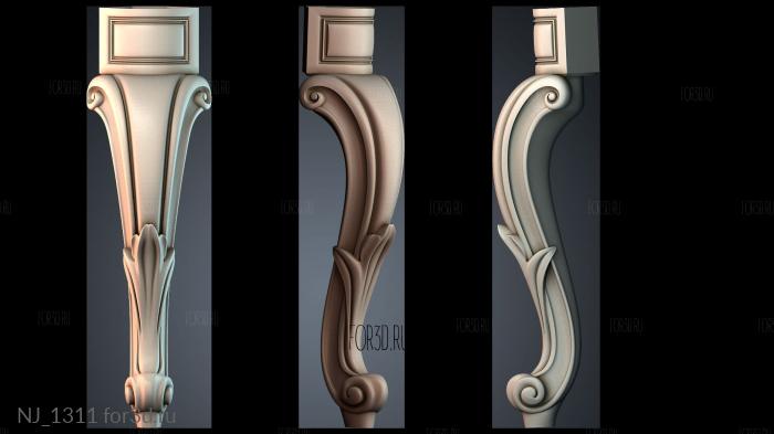 NJ_1311 3d stl модель для ЧПУ