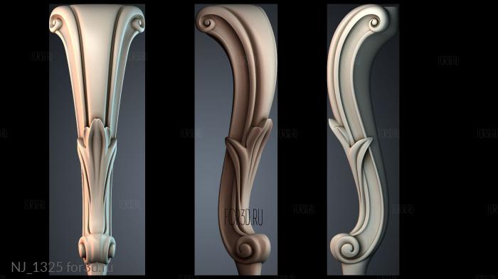 NJ_1325 3d stl модель для ЧПУ
