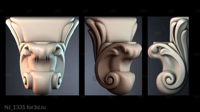 NJ_1331 3d stl for CNC