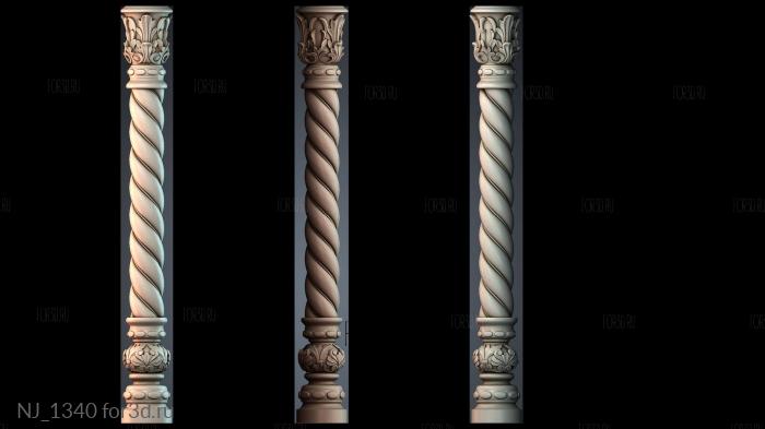 NJ_1340 3d stl модель для ЧПУ