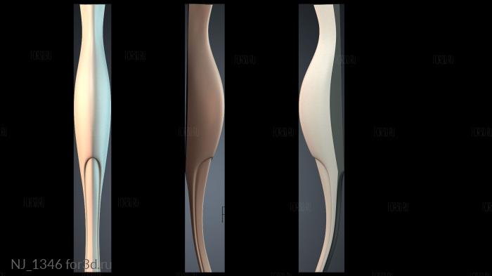 NJ_1346 3d stl for CNC