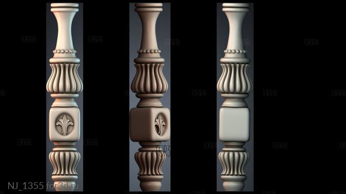NJ_1355 3d stl модель для ЧПУ