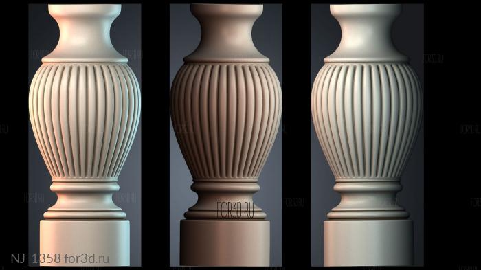 NJ_1358 3d stl модель для ЧПУ