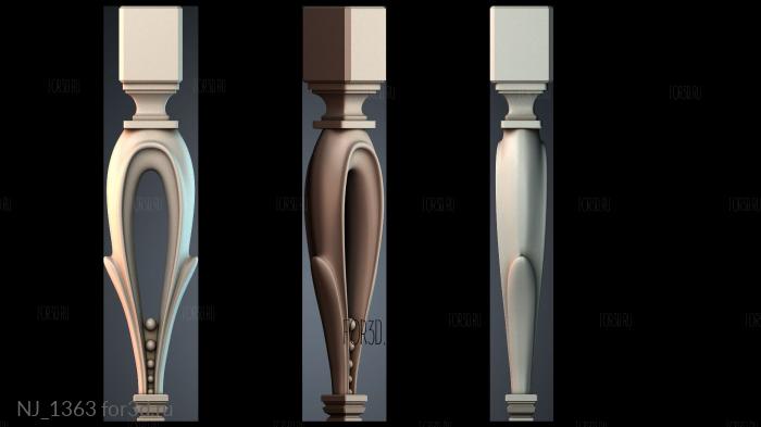 NJ_1363 3d stl модель для ЧПУ