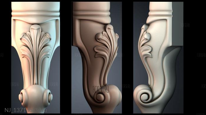 NJ_1371 3d stl модель для ЧПУ