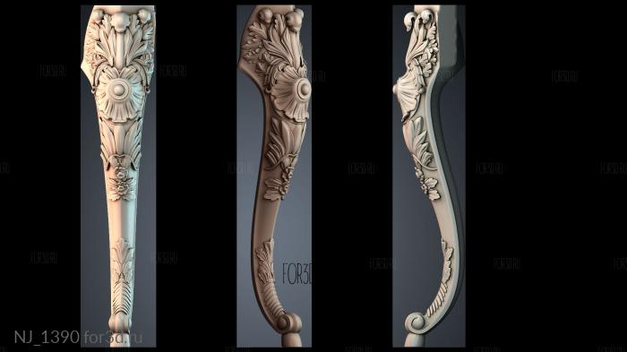 NJ_1390 3d stl for CNC